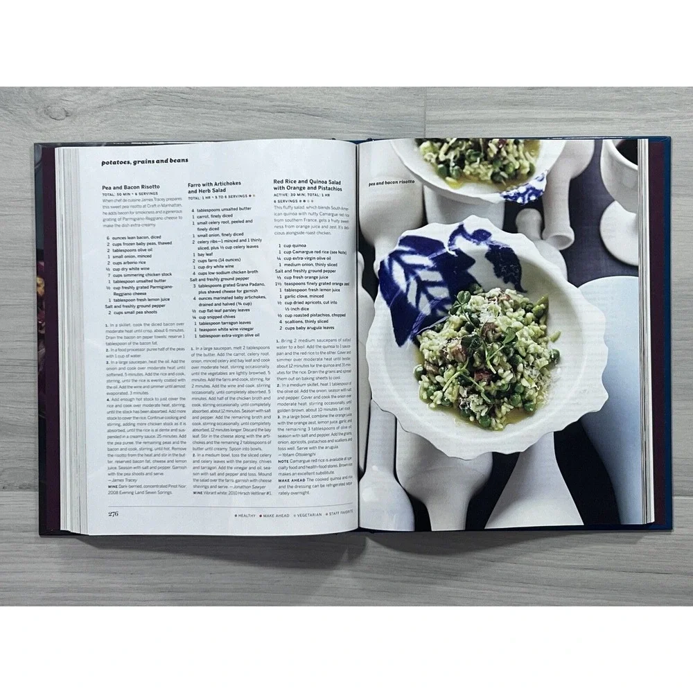Food & Wine Annual Cookbook 2012 Hardcover 700+ Recipes Mario Batali Oliver